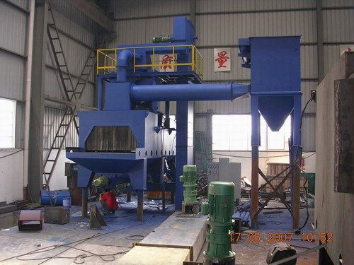 Blue H Beam Plate Shot Blasting Machine