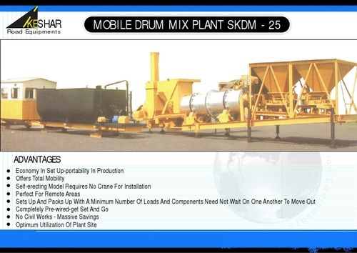 Mobile Drum Mix Plant