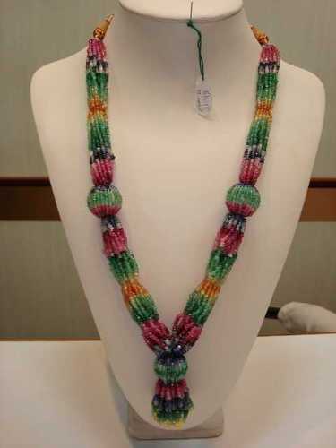 Ladies Multicolor Bead Necklace