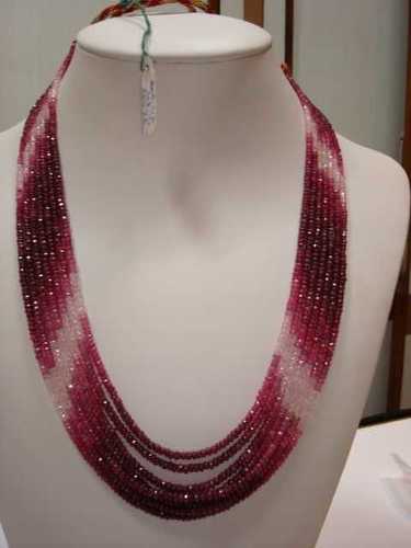 Ladies Multicolour Ruby Necklace