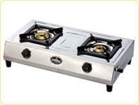 S.S. Body Double Burner Gas Stove