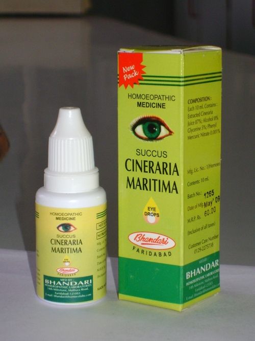 Cineraria Maritima Eye Drops