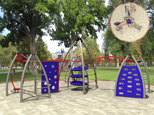 Multi Play Equipments - High-Quality Multi Fitness Design | Engaging Shapes for Maximum Fun in Play Schools and Amusement Parks