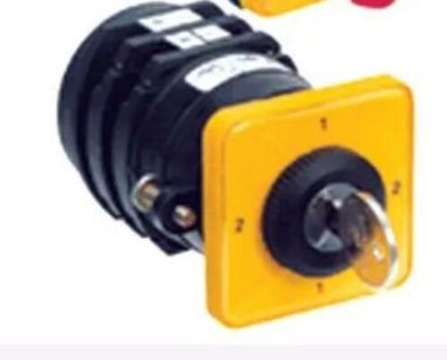 Yellow & Black Ac Dc Rotary Cam Switches