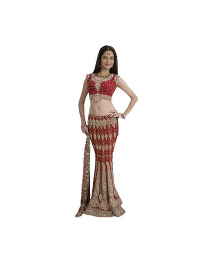 Regular Fit Readymade Designer Embroidered Bridal Lehenga Choli for Ladies