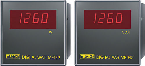 4 Digit Programmable Square Shape High-Efficiency Var And Watt Meter