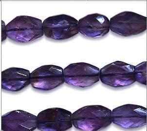 AMETHYST OVAL FACETED BEADS