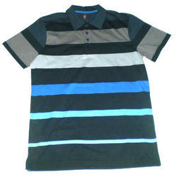 Mens Yarn Dyed Polo T-Shirt