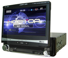 Single Din 7" Car DVD Player with Touch Screen Panel