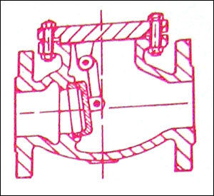 CAST SWING TYPE CHECK VALVE