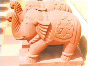 Decorative Stone Elephant