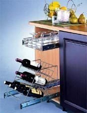 Pull - Out Bottle Rack Basket