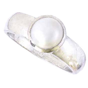 Pearl Silver Ring