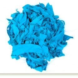 Turquoise Blue Cotton Clips