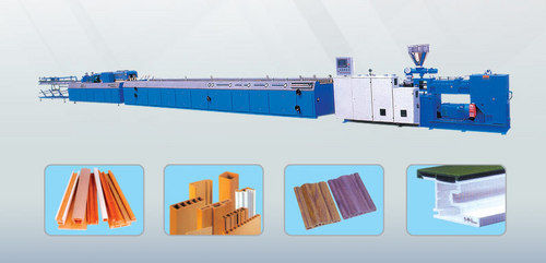 Wood and Plastic Co-extrusion (Foamed) Profile Line