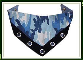 Blue Camouflage Bandana 