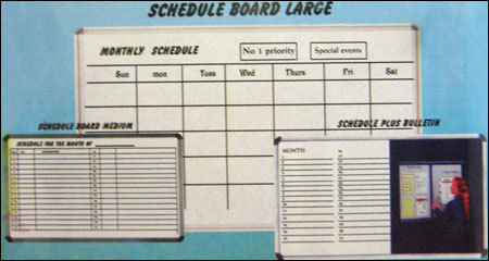 SCHEDULE BOARD