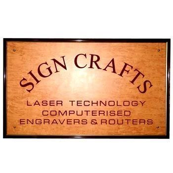 Wood Engraved Name Boards