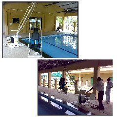 Swimming Pool Hoist For Hydrotherapy By FERRO EQUIP