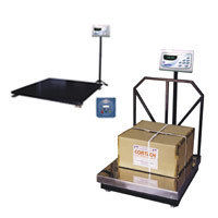 Platform Scales - Cast Iron Construction 450X500 to 2000X2000 | International Quality Load Cells, Bright LED Display, Overload Protection, Dual RS-232 Interface