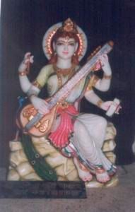 SARASWATI MAA MARBLE STATUE