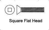 Square Flat Head Screw