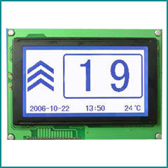 Elevator LCD Display - Multi-Functional Status Monitor | Date, Time, Temperature, Full Load, Overload, Inspection Announcements