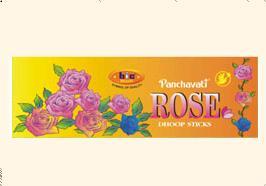 Rose Thick Dhoop Sticks