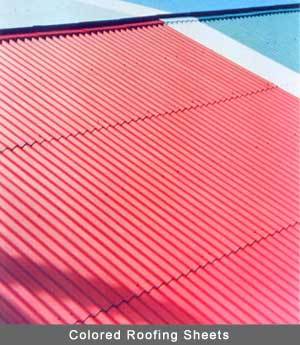 COLORED ROOFING SHEETS