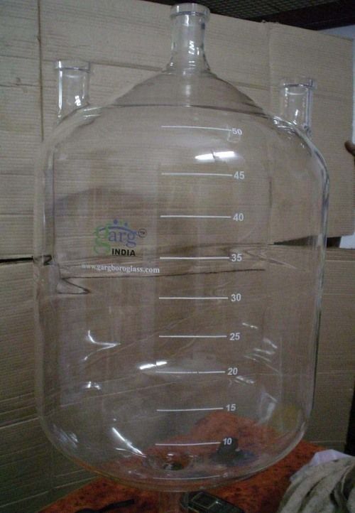 Glass Cylindrical Vessel