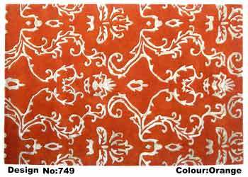 ORANGE SILK TOUCH CARPETS