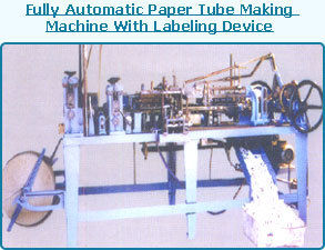 Fully Automatic Paper Tube Making Machine with Labeling Device