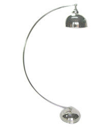 Crescent Arm Adjustable Floor Lamps