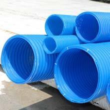 Blue Color HDPE Spiral Pipes