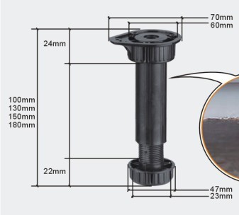 Adjustable Cabinet Leg