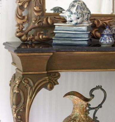 DESIGNER CARVED TABLE