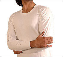 Mens Skin Friendly Soft Quilted Thermals