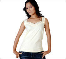 Women White Cotton Top - Plain, Color Fastness, Comfortable Fit, Neat Stitching, Trendy Gift Design