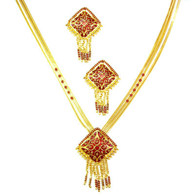 LADIES GOLD NECKLACE SET