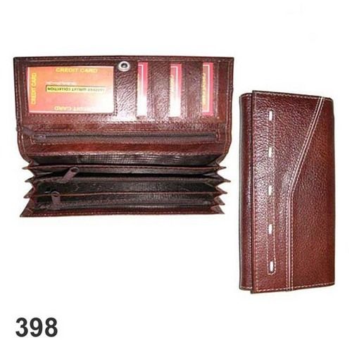 Brown Ladies Leather Wallet