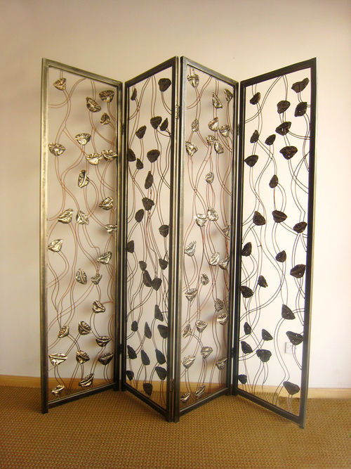 Chinese Style Metal Screen Sculpture For Home and Hotel Decoration