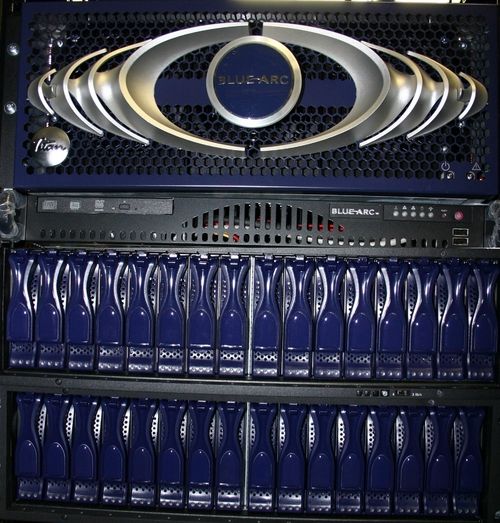 All Bluearc Titan 2100 6.5Tb Fast Storage Server