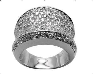 LADIES SILVER RING