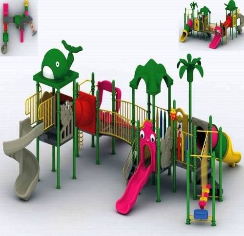 Multi Color Plastic Material Regular Size Outdoor Playground