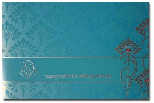 Foldable Traditional Hindu Wedding Invitation Cards