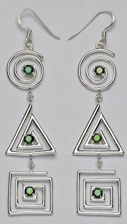 Designer Silver Earrings