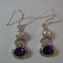 Fancy Silver Earring