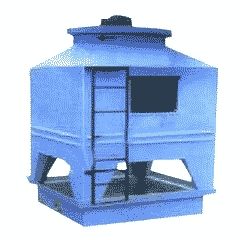 Square Cooling Tower - Precision Engineered FRP, Adjustable Pitch Fan & Compact Design | Counter Flow Induced Draught & Three Pass Eliminator Features