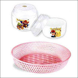 Fruity Basket & Baby Soft Powder Case Collection - Non-Toxic Plastic, Attractive Designs & Customizable Shapes and Sizes