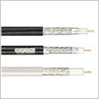 Black Telecommunication Rg6 Coaxial Cable